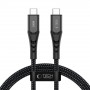 Cable USB-C / USB-C Tech-Protect UB11T Ultraboost, PD 100W, 100 cm, negro