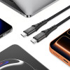 Cable USB-C / USB-C Tech-Protect UB11T Ultraboost, PD 100W, 100 cm, negro