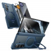 Funda Supcase UB Aero MagSafe para Samsung Galaxy Z Fold 8 Ultra con cristal templado y cristal de privacidad, azul aramida