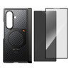 Funda Supcase UB Aero MagSafe para Samsung Galaxy Z Fold 8 Ultra con cristal templado y cristal de privacidad, negro aramida
