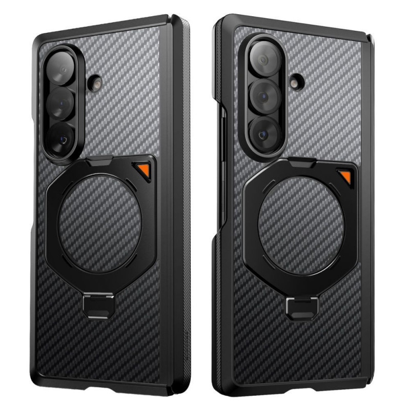 Funda Supcase UB Aero MagSafe para Samsung Galaxy Z Fold 8 Ultra con cristal templado y cristal de privacidad, negro aramida