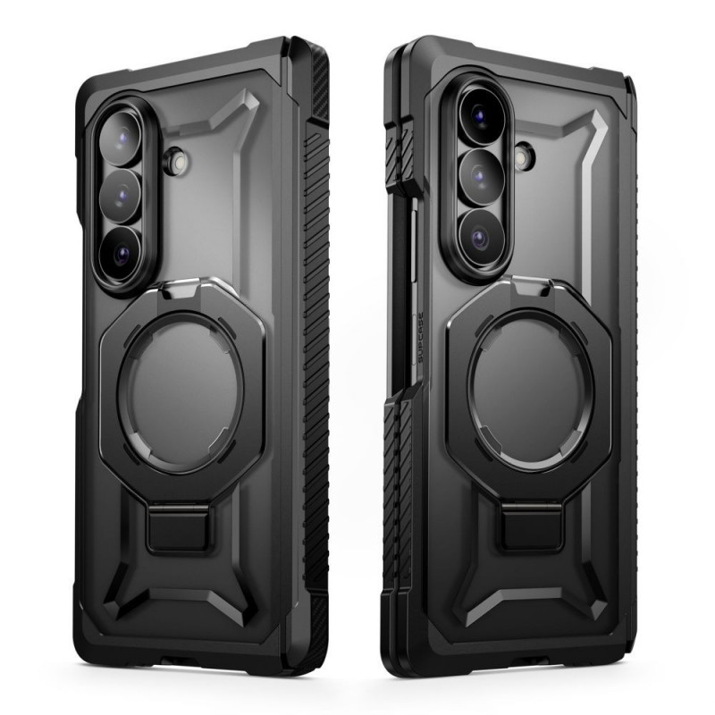Funda Supcase UB Grip Mag MagSafe para Samsung Galaxy Z Fold 8 con cristal templado y cristal de privacidad, negra