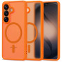 Funda MagSafe Tech-Protect Magmat para Samsung Galaxy S26, naranja mate