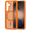 Funda MagSafe Tech-Protect Magmat para Samsung Galaxy S26, naranja mate