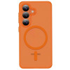 Funda MagSafe Tech-Protect Magmat para Samsung Galaxy S26, naranja mate