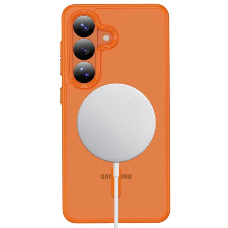 Funda MagSafe Tech-Protect Magmat para Samsung Galaxy S26, naranja mate