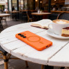 Funda MagSafe Tech-Protect Magmat para Samsung Galaxy S26, naranja mate