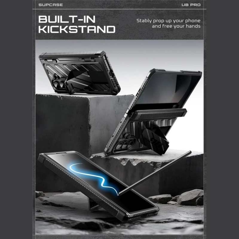 Funda Supcase Unicorn Beetle Pro para Samsung Galaxy Z Fold 7, negra