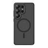 Funda MagSafe Tech-Protect MagCam para Samsung Galaxy S26 Ultra, negro mate/rojo