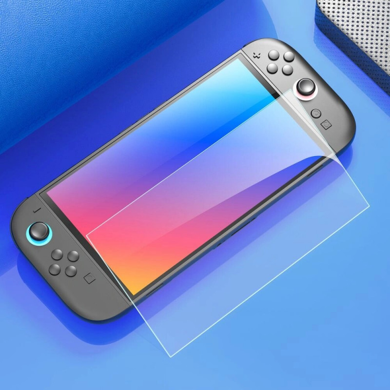 Protector de pantalla de cristal templado Tech-Protect Easy Set+ para Nintendo Switch 2, transparente (2 uds.)