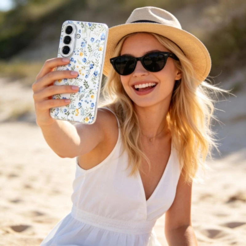 Funda Tech-Protect FlexAir para Samsung Galaxy A57 5G, Spring Flowers