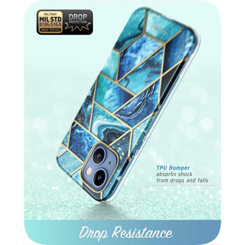 Funda Supcase Cosmo para Apple iPhone 14 Plus / 15 Plus, azul océano
