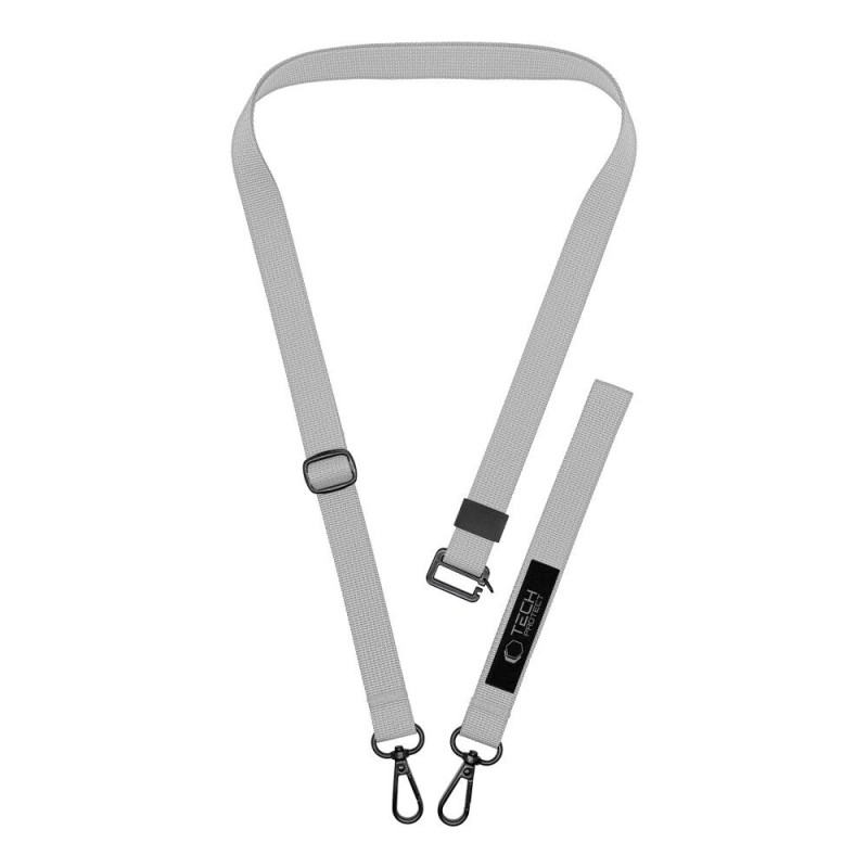 Conjunto de cordón para teléfono Tech-Protect C6S Rope Crossbody Crayon Grey