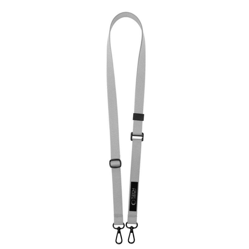 Conjunto de cordón para teléfono Tech-Protect C6S Rope Crossbody Crayon Grey