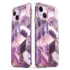 Funda Supcase Cosmo para Apple iPhone 14 Plus / 15 Plus, morado mármol