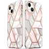 Funda Supcase Cosmo para Apple iPhone 14 Plus / 15 Plus, rosa mármol
