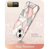 Funda Supcase Cosmo para Apple iPhone 14 Plus / 15 Plus, rosa mármol