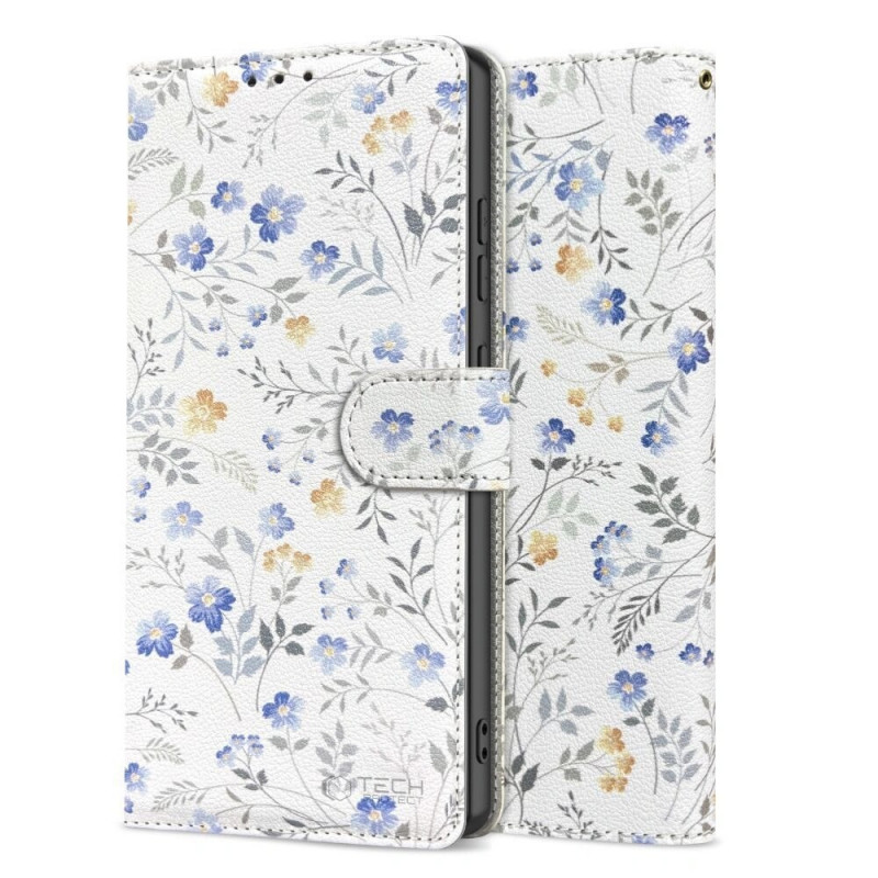 Funda cartera Tech-Protect para Samsung Galaxy A57 5G, Spring Flowers