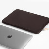 Funda de forro polar para portátil Tech-Protect Fleece 13-14", Chocolate (marrón)