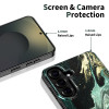 Funda Tech-Protect Lamano MagSafe para Samsung Galaxy A57 5G, negra y verde
