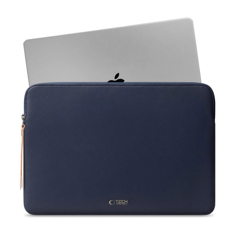 Funda para portátil Tech-Protect Fleece 13-14" azul marino