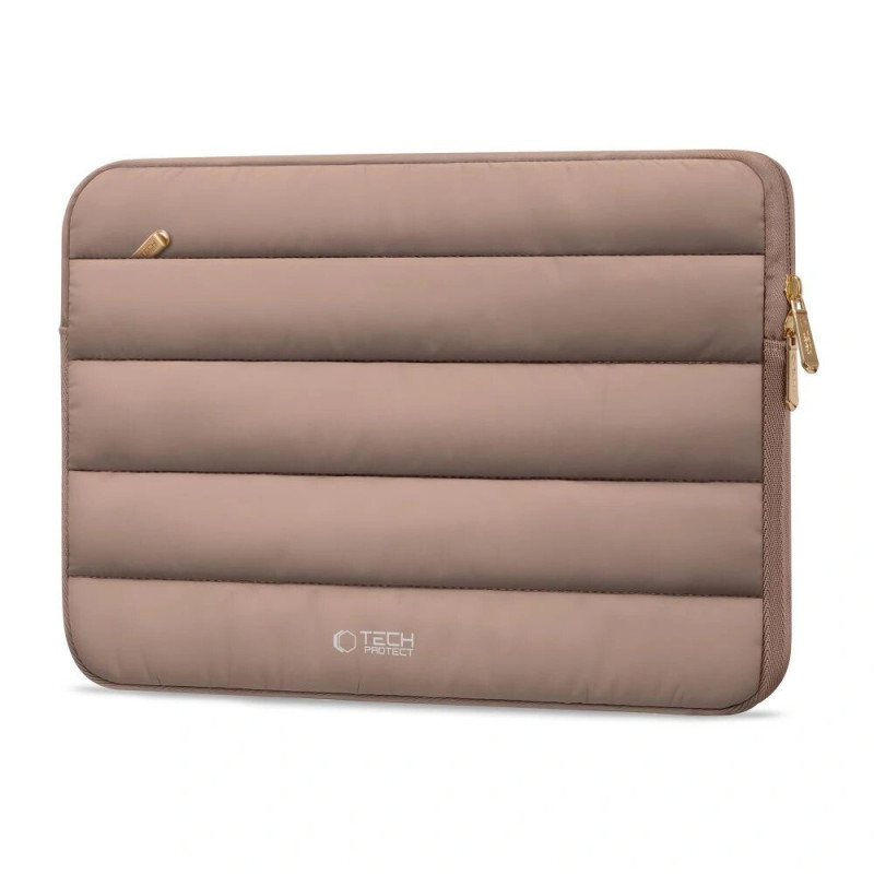 Funda para portátil Tech-Protect Fluffy 15-16", Walnut (marrón)