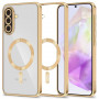 Funda MagFlex MagSafe Tech-Protect para Samsung Galaxy A37 5G, dorado brillante