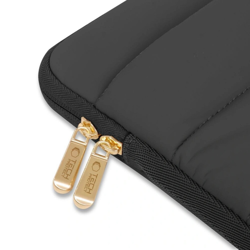 Funda para portátil Tech-Protect Fluffy 13-14", Negra