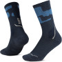 Calcetines Buff Merino MW Crew MWC2, Night Blue, L