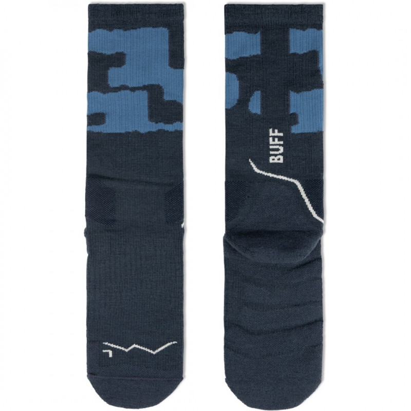Calcetines Buff Merino MW Crew MWC2, Night Blue, L