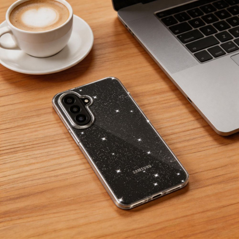 Funda Tech-Protect FlexAir para Samsung Galaxy A27 5G, con purpurina