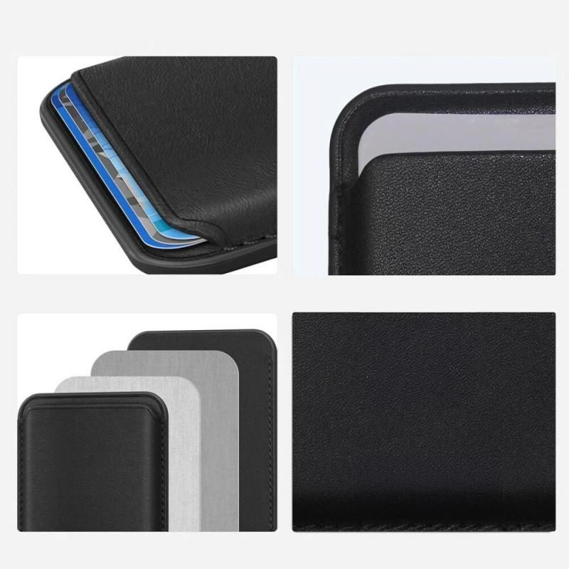 Soporte universal magnético para tarjetas o documentos Tech-Protect MagWallet MagSafe, negro