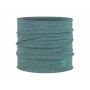 Buff Calentador de cuello multifuncional Merino Heavyweight, solid pool