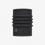 Calentador de cuello multifuncional Buff Merino Heavyweight, gris liso
