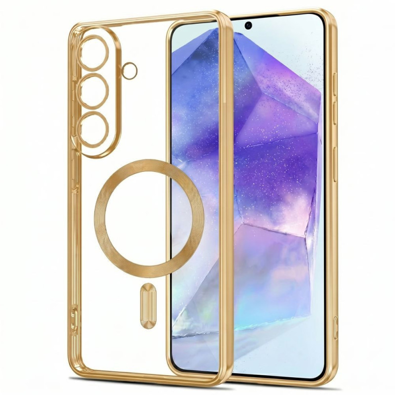 Funda MagFlex MagSafe Tech-Protect para Samsung Galaxy A27 5G, dorado brillante