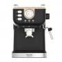 Máquina de espresso de pistón de madera Taurus Onyx Moka 1050 W 20 bar, madera/negro/plata