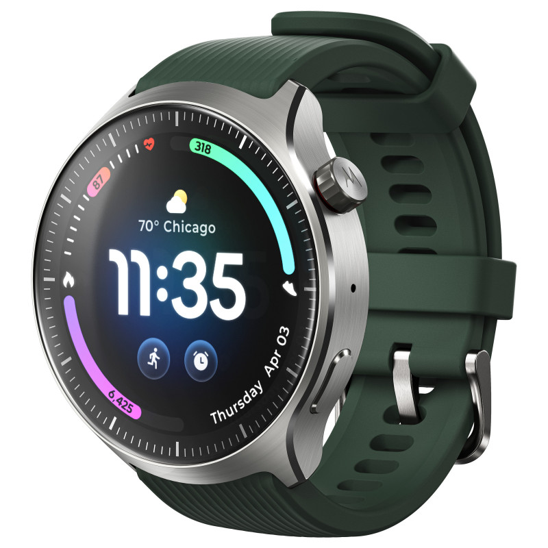 Motorola Moto Watch Ultra PBCX0007SE, plateado