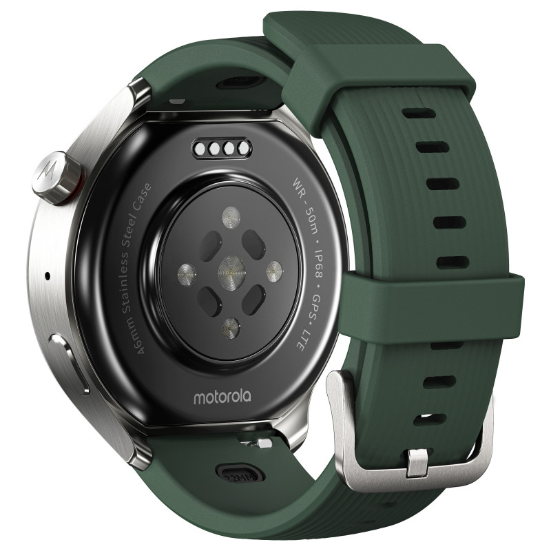 Motorola Moto Watch Ultra PBCX0007SE, plateado