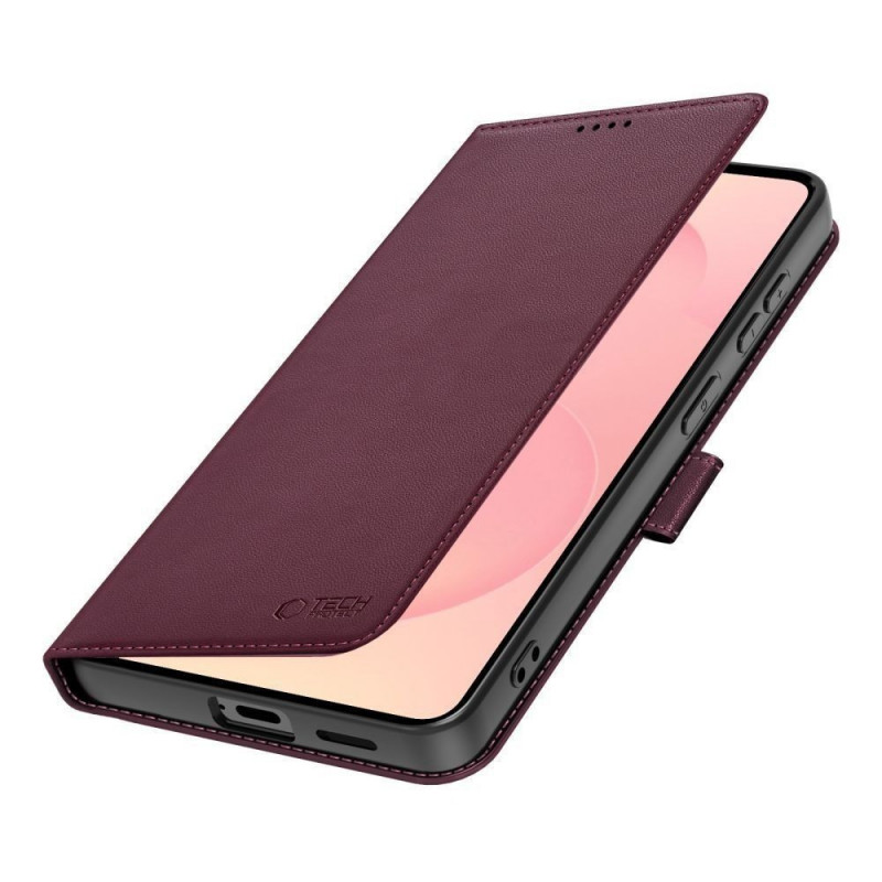 Funda cartera Tech-Protect para Samsung Galaxy A27 5G, burdeos