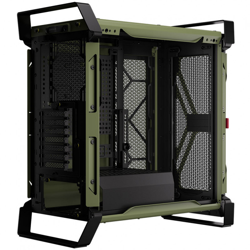Corsair WARTHOG Performance Semitorre CC-9011350-WW, E-ATX, Panel Lateral de Cristal Templado, Verde