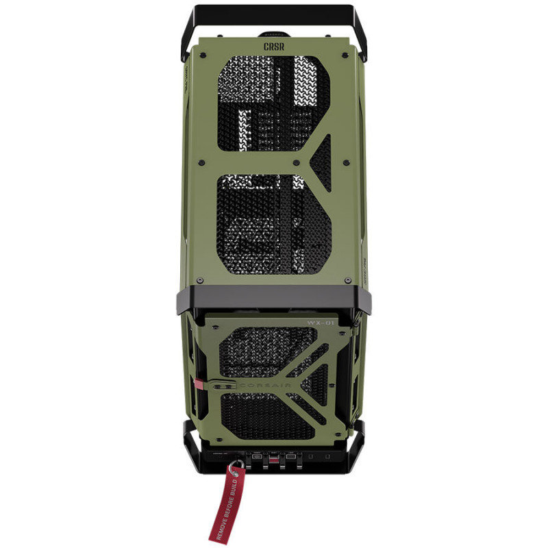 Corsair WARTHOG Performance Semitorre CC-9011350-WW, E-ATX, Panel Lateral de Cristal Templado, Verde
