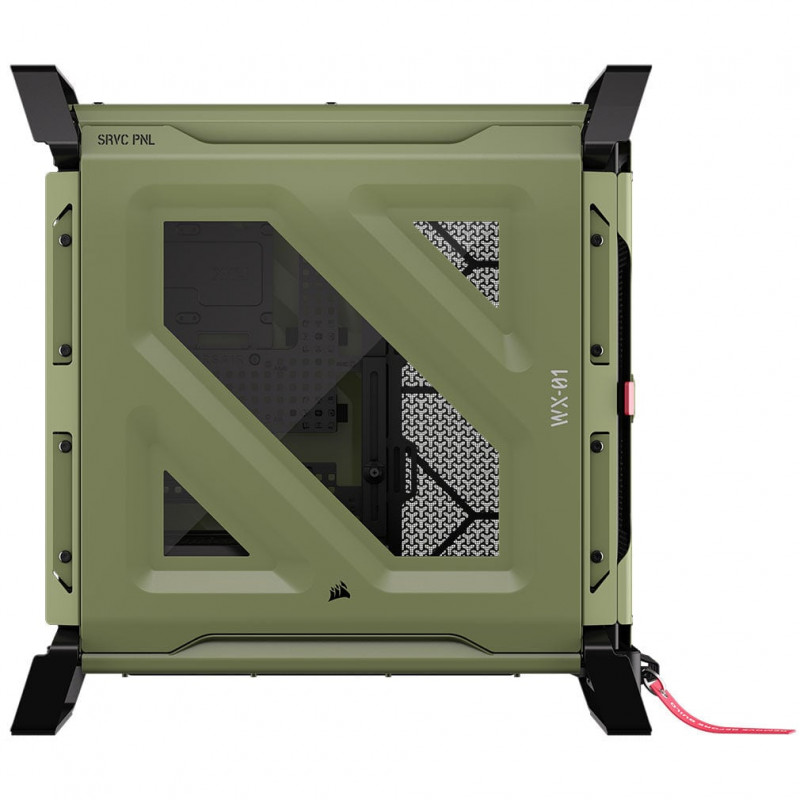 Corsair WARTHOG Performance Semitorre CC-9011350-WW, E-ATX, Panel Lateral de Cristal Templado, Verde