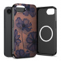 Funda Tech-Protect Lamano MagSafe para Apple iPhone 16e / 17e, marrón y morado (Velvet Night)