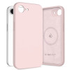 Funda Tech-Protect Silicone MagSafe para Apple iPhone 16e / 17e, rosa perla