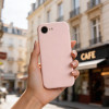 Funda Tech-Protect Silicone MagSafe para Apple iPhone 16e / 17e, rosa perla