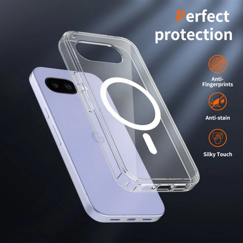 Funda Tech-Protect FlexAir Hybrid MagSafe para Google Pixel 10a, transparente