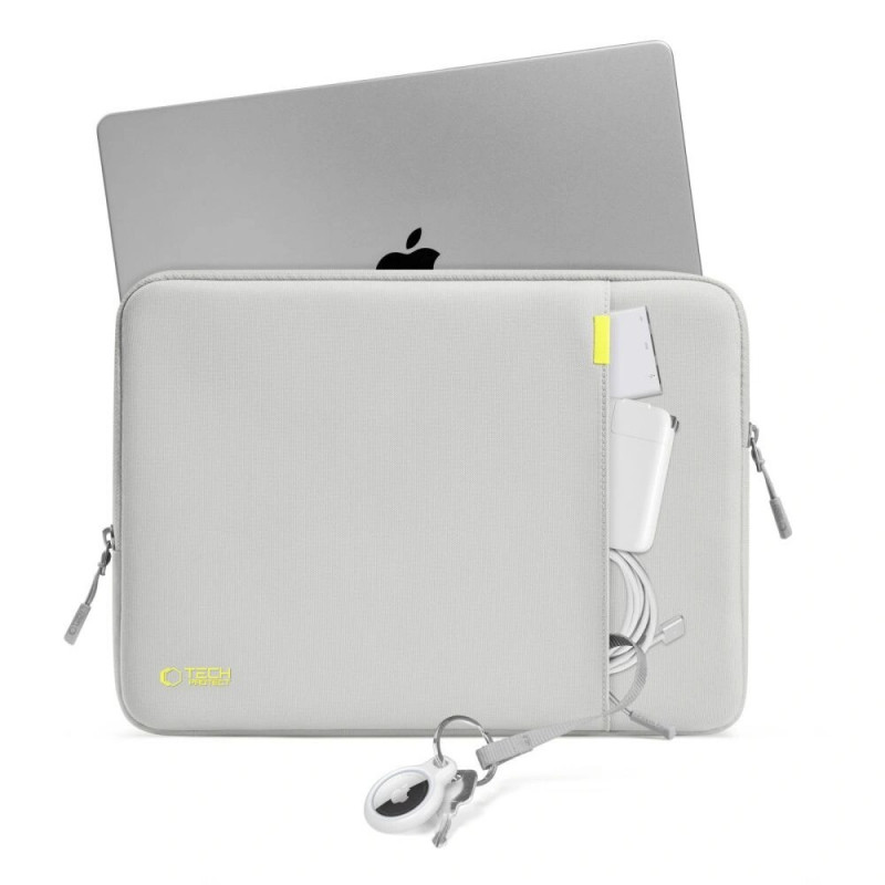 Funda para portátil Tech-Protect Defender 15-16", gris crayón