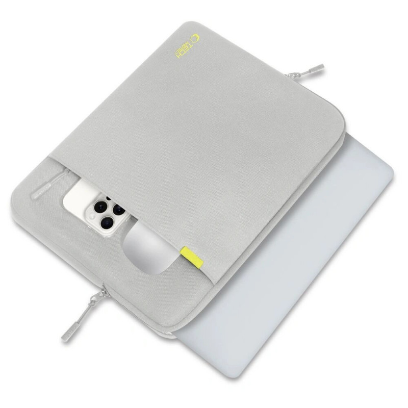 Funda para portátil Tech-Protect Defender 15-16", gris crayón