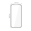 Protector de cristal templado Tech-Protect Glass Fit+ para Google Pixel 9a / 10a (2 uds.), negro