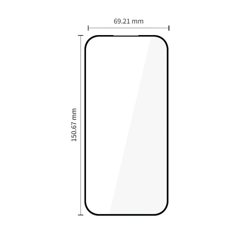 Protector de cristal templado Tech-Protect Glass Fit+ para Google Pixel 9a / 10a (2 uds.), negro